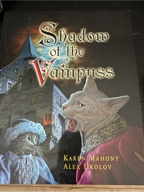 Large paperback book shadows of the vampuss